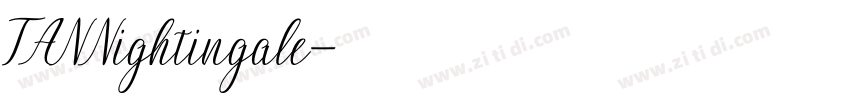 TANNightingale字体转换