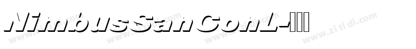 NimbusSanConL字体转换