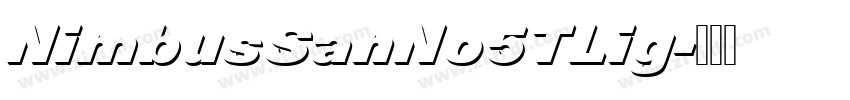 NimbusSanNo5TLig字体转换