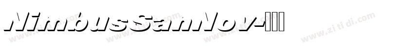 NimbusSanNov字体转换