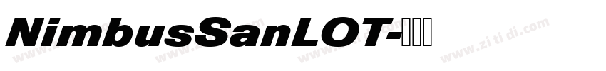 NimbusSanLOT字体转换