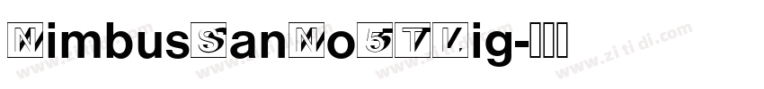 NimbusSanNo5TLig字体转换