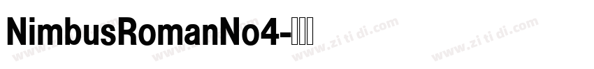 NimbusRomanNo4字体转换