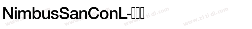 NimbusSanConL字体转换