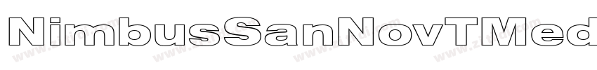 NimbusSanNovTMed字体转换