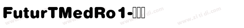 FuturTMedRo1字体转换