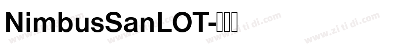 NimbusSanLOT字体转换