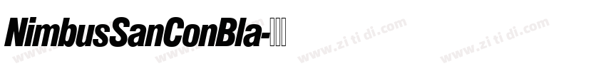 NimbusSanConBla字体转换 NimbusSanConBla字体转换