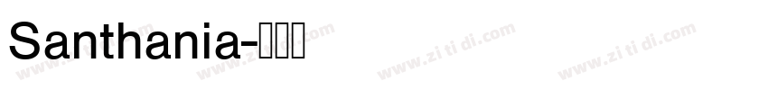 Santhania字体转换
