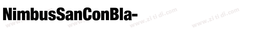 NimbusSanConBla字体转换 NimbusSanConBla字体转换