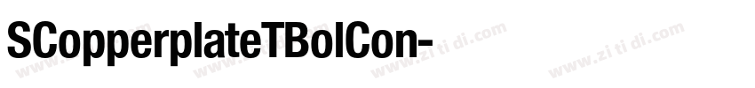 SCopperplateTBolCon字体转换 SCopperplateTBolCon字体转换