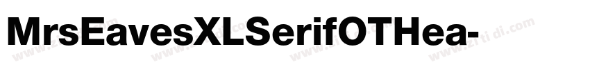 MrsEavesXLSerifOTHea字体转换