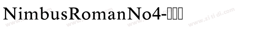 NimbusRomanNo4字体转换