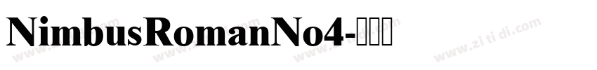 NimbusRomanNo4字体转换