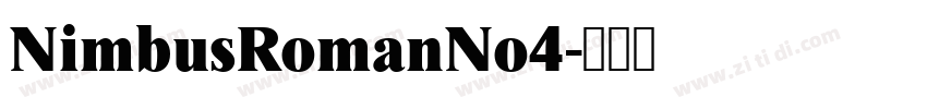 NimbusRomanNo4字体转换