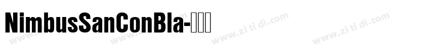NimbusSanConBla字体转换 NimbusSanConBla字体转换