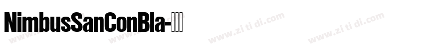 NimbusSanConBla字体转换 NimbusSanConBla字体转换