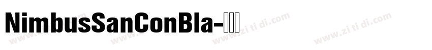 NimbusSanConBla字体转换 NimbusSanConBla字体转换