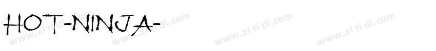 hot-ninja字体转换