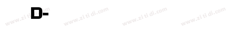 方正雅士黑简D字体转换
