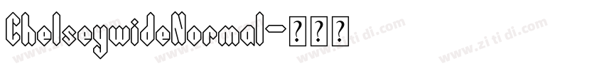 ChelseywideNormal字体转换