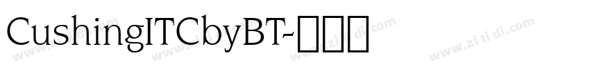 CushingITCbyBT字体转换