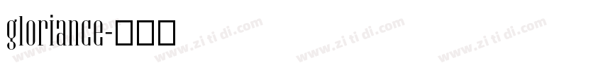 gloriance字体转换