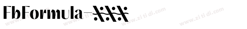 FbFormula字体转换