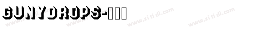 Gunydrops字体转换