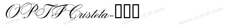 OPTICristeta字体转换