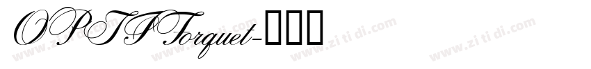 OPTIForquet字体转换