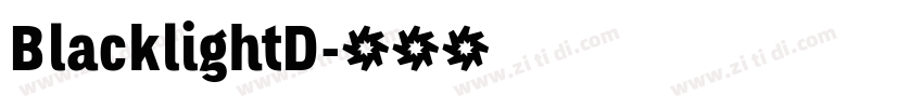 BlacklightD字体转换