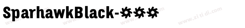 SparhawkBlack字体转换 SparhawkBlack字体转换