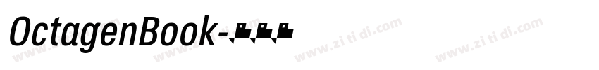 OctagenBook字体转换