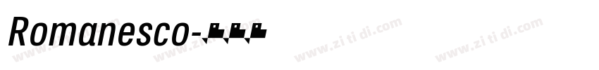 Romanesco字体转换
