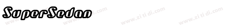SuperSedan字体转换