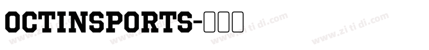 OctinSports字体转换
