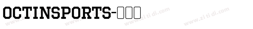 OctinSports字体转换