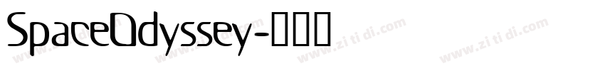 SpaceOdyssey字体转换