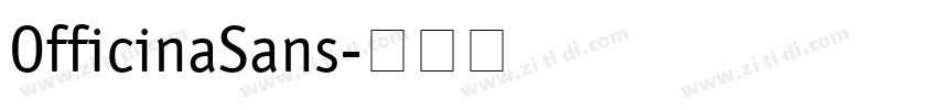 OfficinaSans字体转换