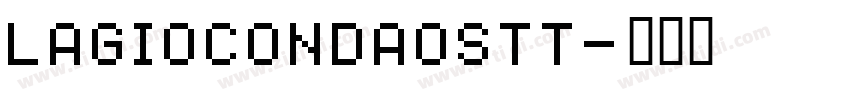 LaGiocondaOSTT字体转换