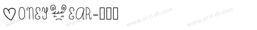 HoneyBear字体转换