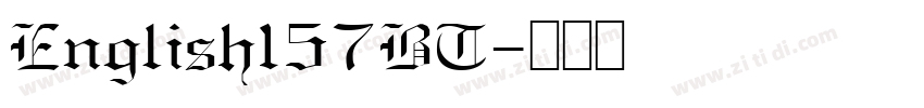 English157BT字体转换