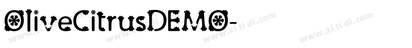OliveCitrusDEMO字体转换
