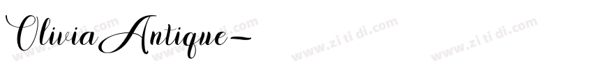 OliviaAntique字体转换