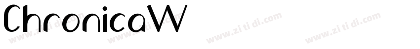 ChronicaW01字体转换