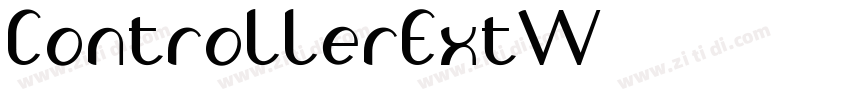 ControllerExtW01字体转换