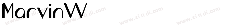 MarvinW01字体转换