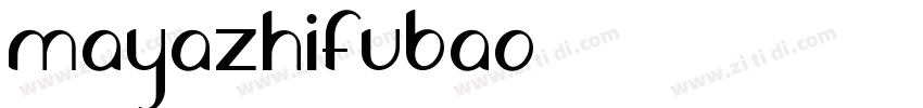 mayazhifubao01字体转换