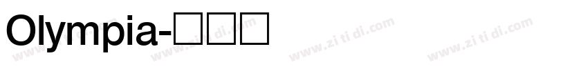 Olympia字体转换